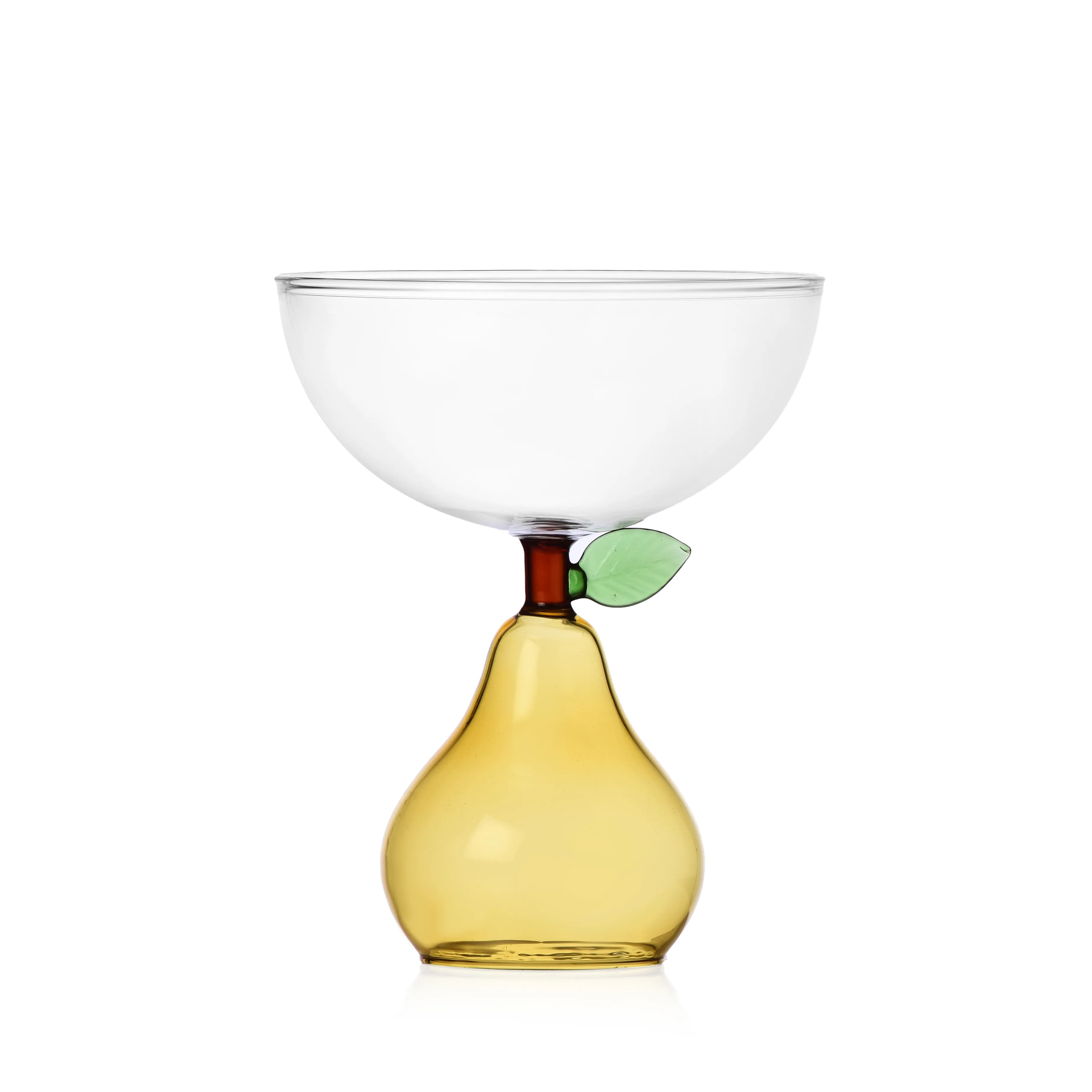 Cup Pear Ichendorf Fruits and Flowers Collection  Height 15 cm diameter 12 cm capacity 35 cl